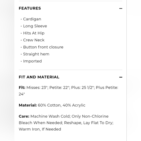 Talbots Embroidered Bobble Cardigan Women's Size XL‎ - Picture 4 of 11